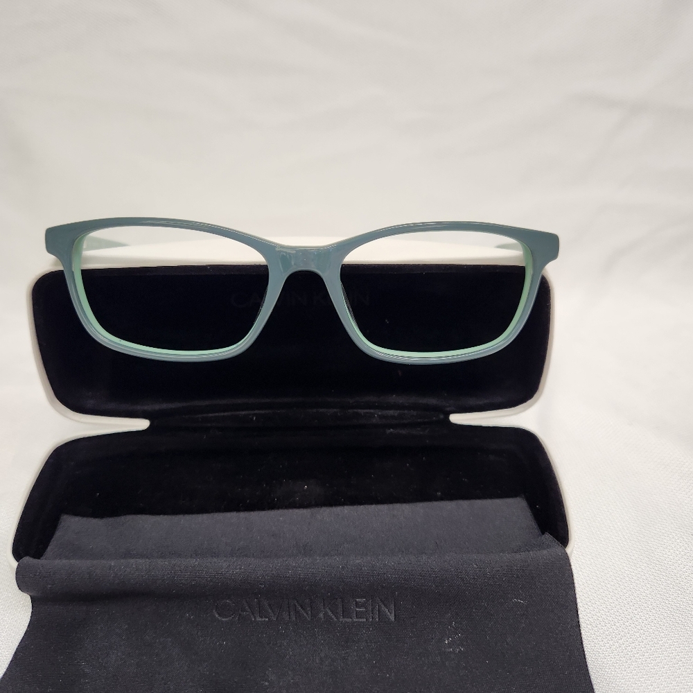 Calvin Klein Women's Mint Green Eyeglasses - Picture 2 of 10